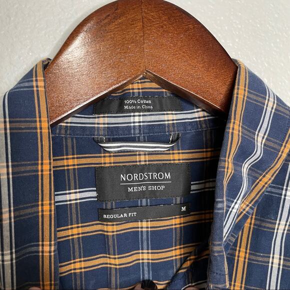 Nordstrom Men’s Shop Button Down Stripe Shirt | M - Picture 3 of 3